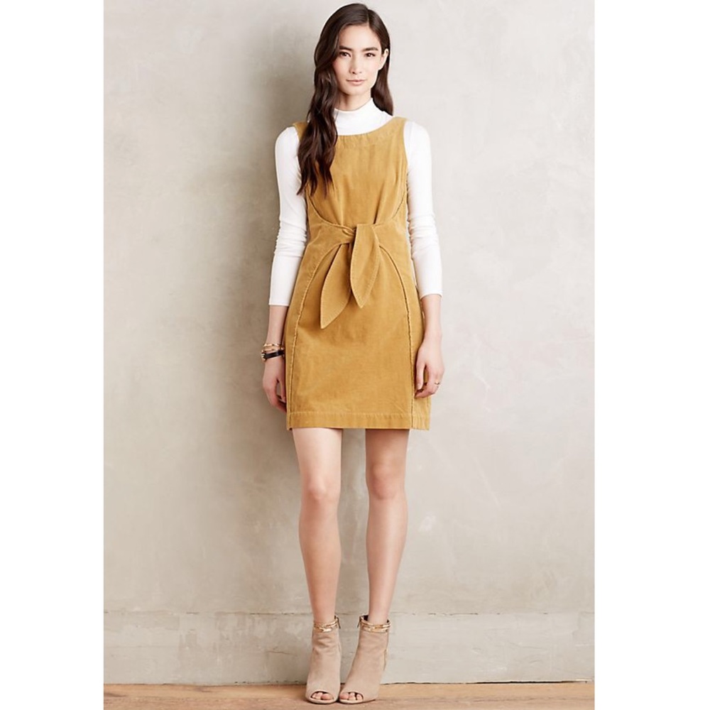 NWT Anthropologie Holding Horses Corduroy Dress - Picture 2 of 10